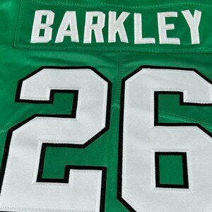 Nike Green and White Kids Jersey S. Barkley